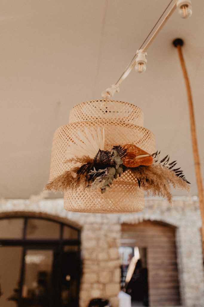 décoration mariage bohème