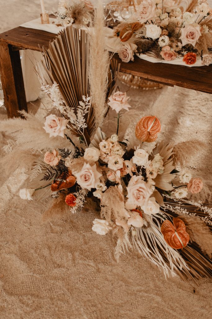 décoration mariage bohème