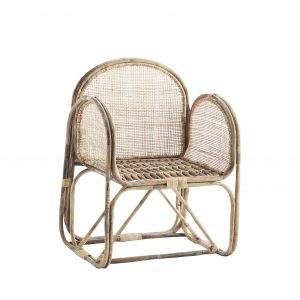 fauteuil cannage bambou