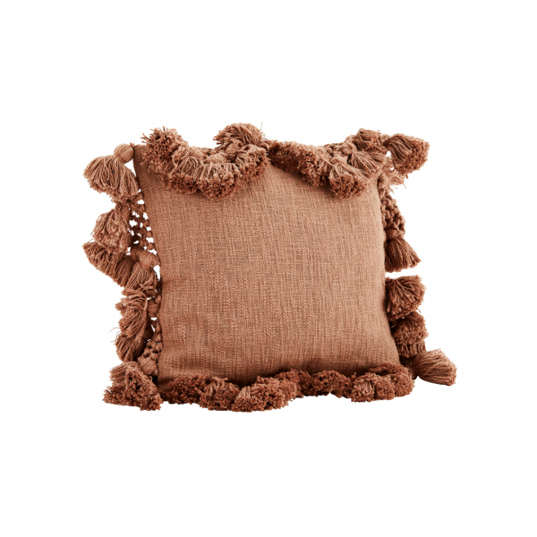 coussin-a-pompons-terracotta