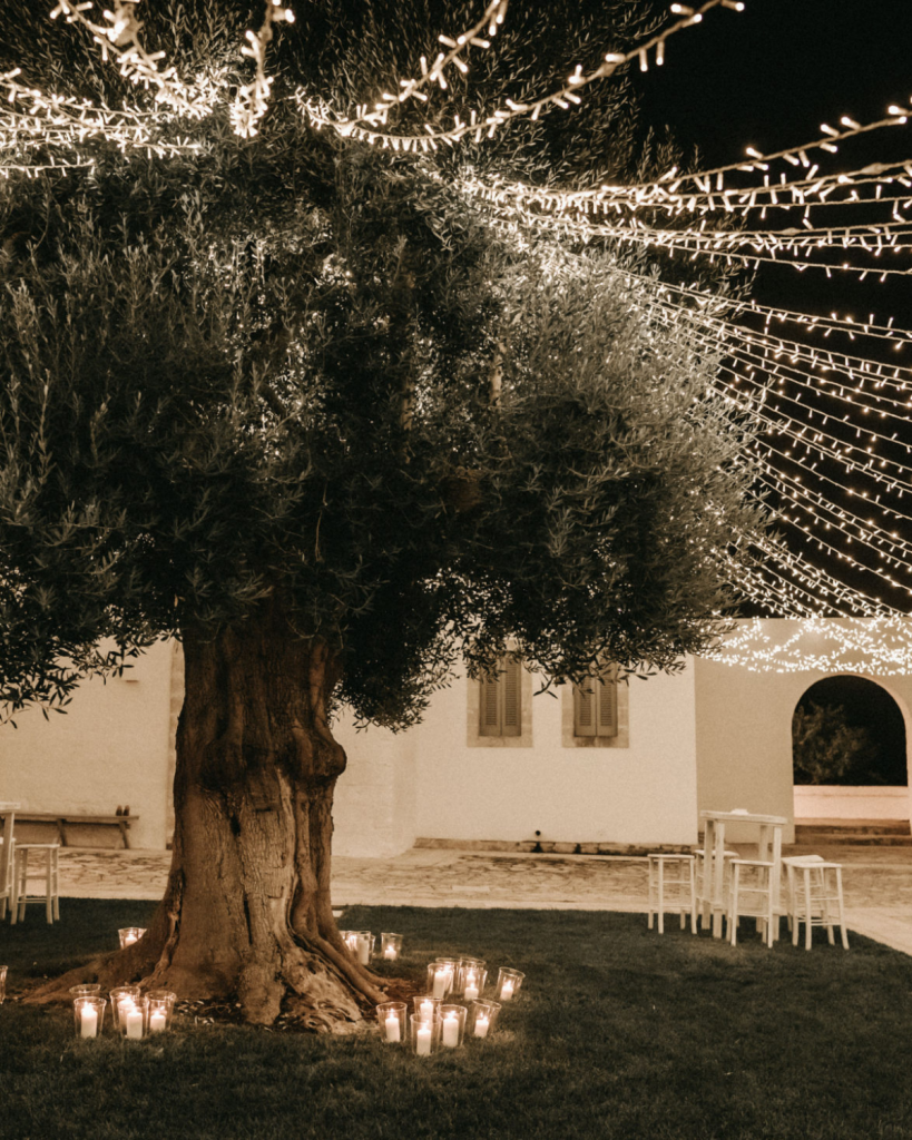 wedding in Puglia lights 3