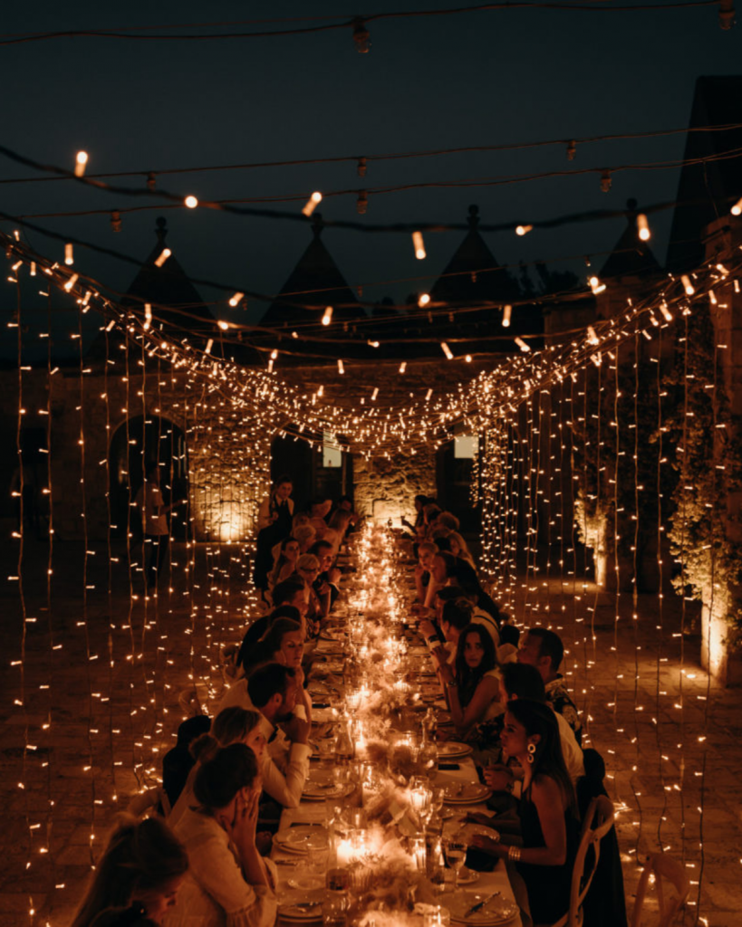 wedding in Puglia lights 2