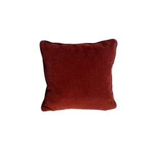 burgundy ribbed cushion